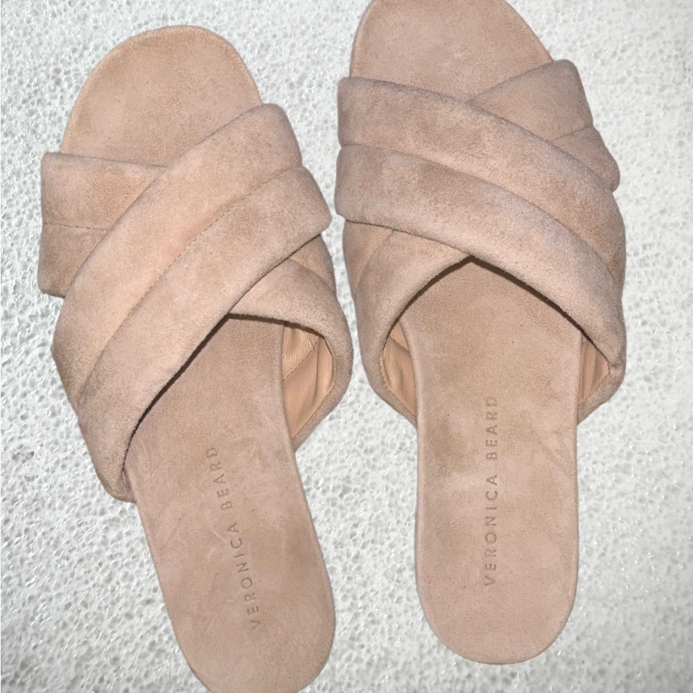 Veronica Beard Elise Slide, Size W 8.5